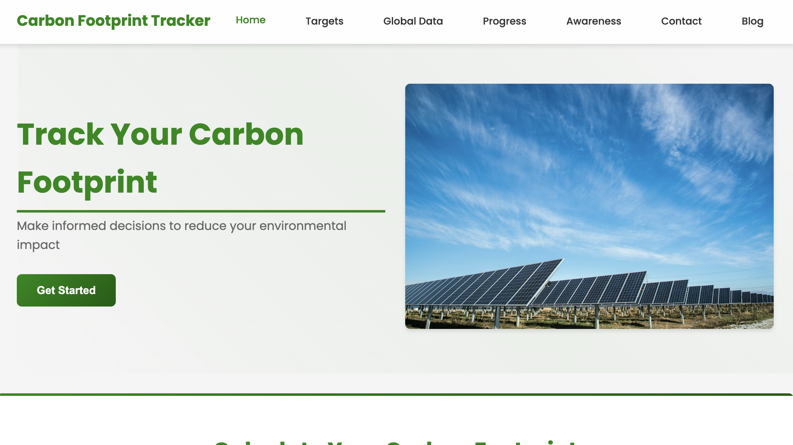 CarbonFootPrintTracker